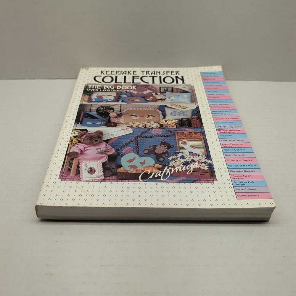 Craftways Keepsake Transfer Collection The Big Book 1000+ Iron On Patterns 1984